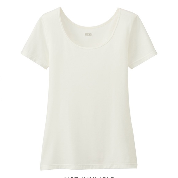 Brand New in Packaging Uniqlo HEATTECH Scoop Neck Short-Sleeve T-Shirt - Picture 5 of 7